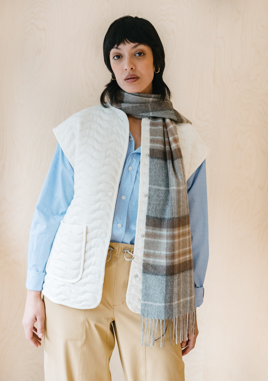 Lambswool Scarf in Mackellar Tartan - TBCo