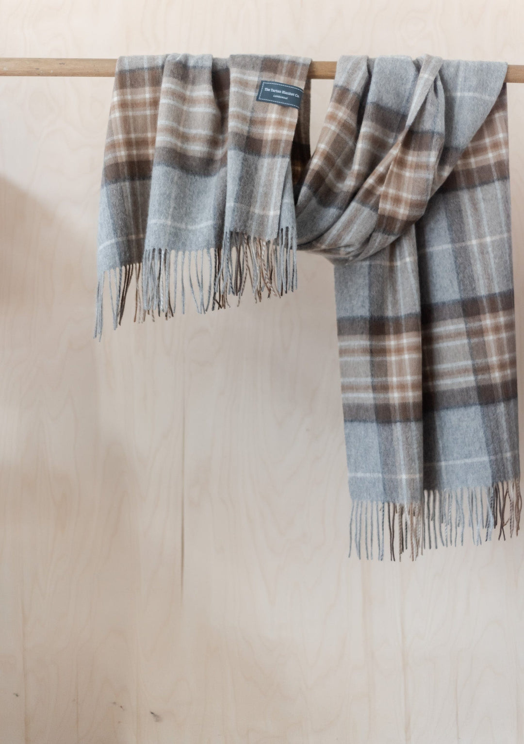 Lambswool Blanket Scarf in Mackellar Tartan - TBCo