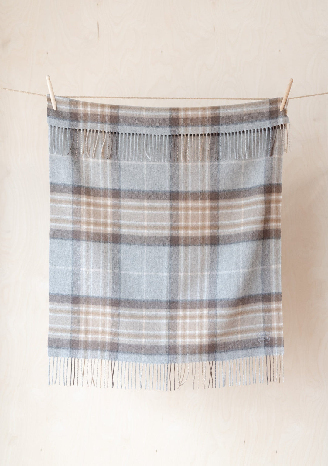 Lambswool Baby Blanket in Mackellar Tartan - TBCo