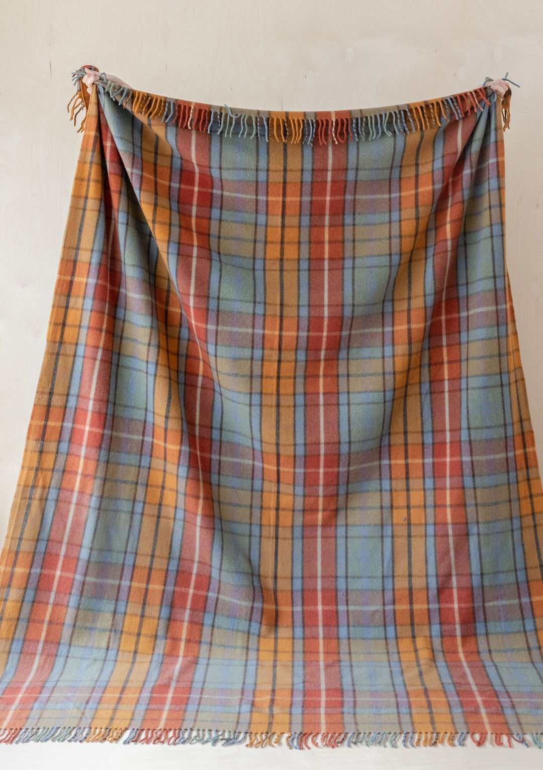 Recycled Wool Extra Large Blanket in Buchanan Antique Tartan - TBCo