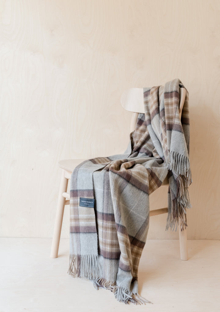 Cashmere Small Blanket in Mackellar Tartan - TBCo