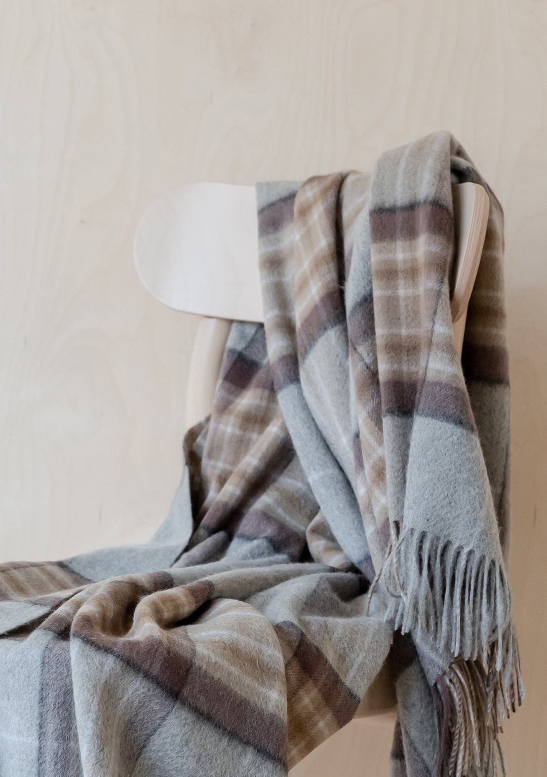Cashmere Small Blanket in Mackellar Tartan - TBCo