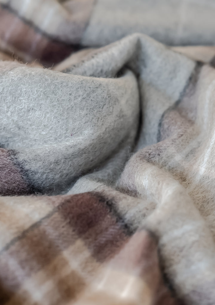 Cashmere Blanket in Mackellar Tartan - TBCo