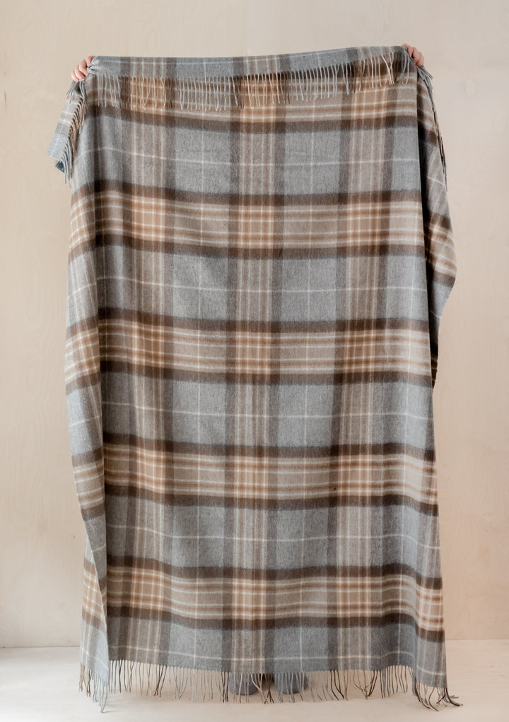 Lambswool Blanket in Mackellar Tartan - TBCo
