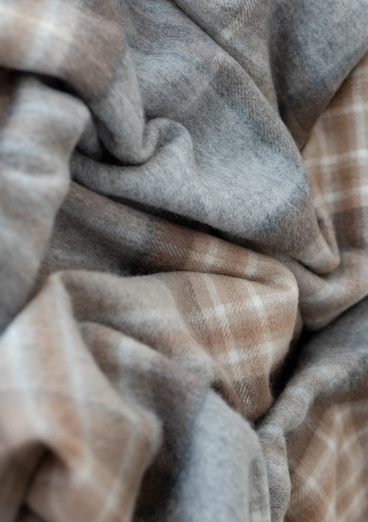 Lambswool Scarf in Mackellar Tartan - TBCo