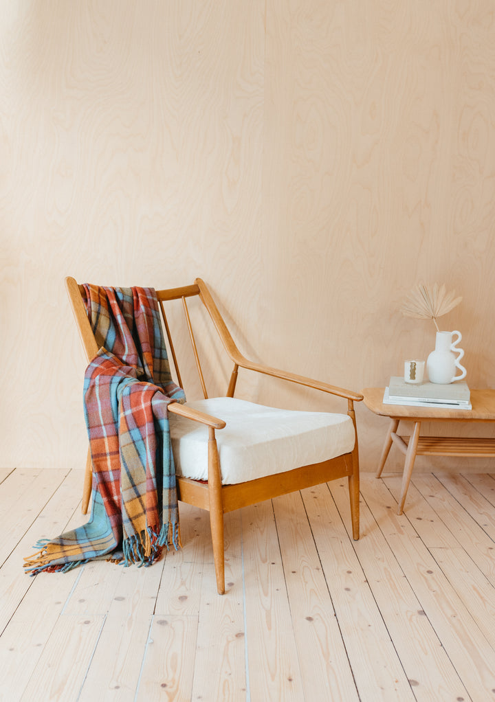 Recycled Wool Blanket in Buchanan Antique Tartan - TBCo