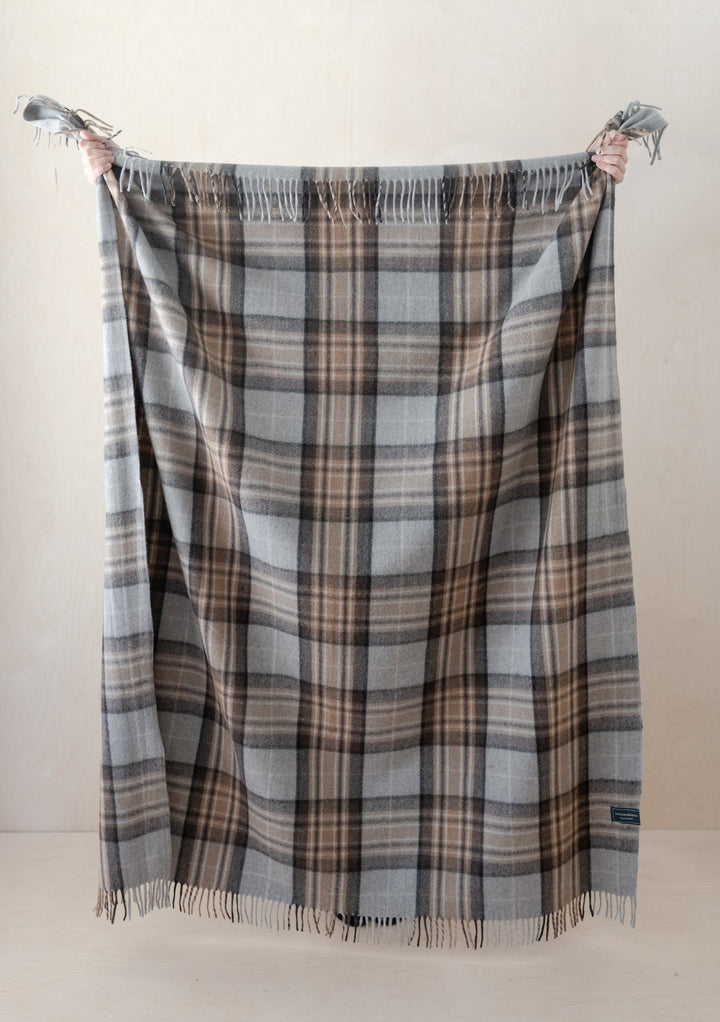 Recycled Wool Blanket in Mackellar Tartan - TBCo