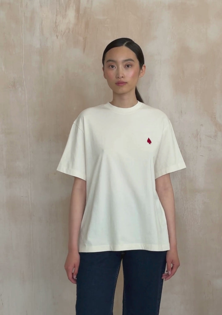 Cotton T-Shirt in Good Luck Cards
