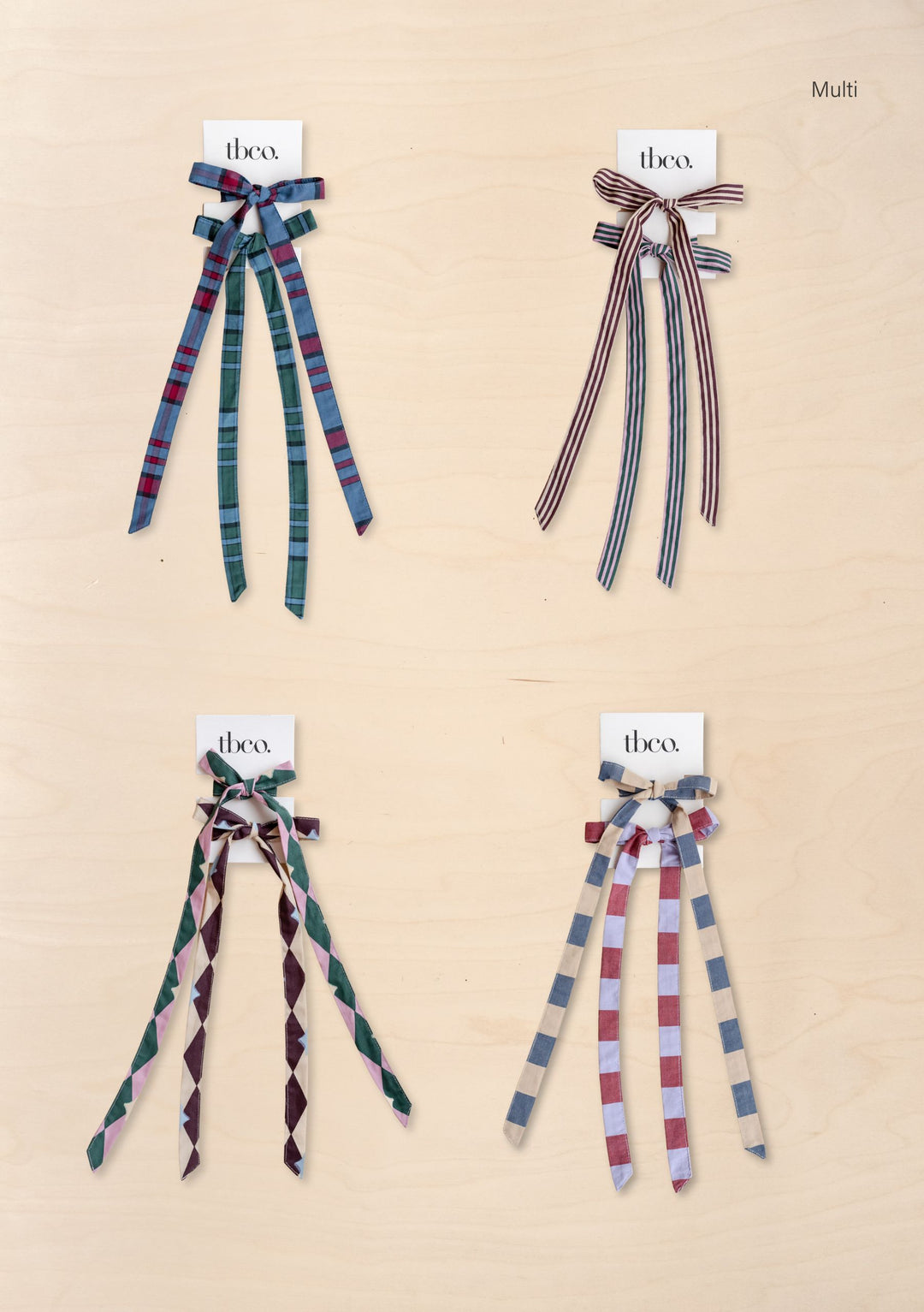 Cotton Bows, Set of 8