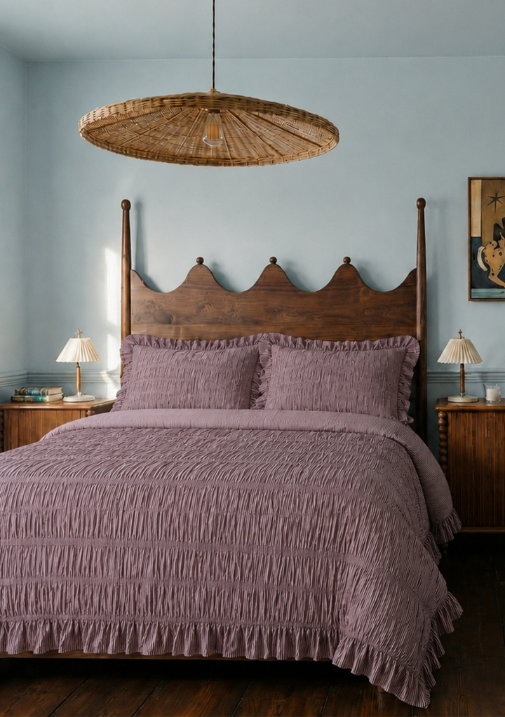 Bettwäsche aus 100 % Baumwolle im Design Fig Micro Stripe