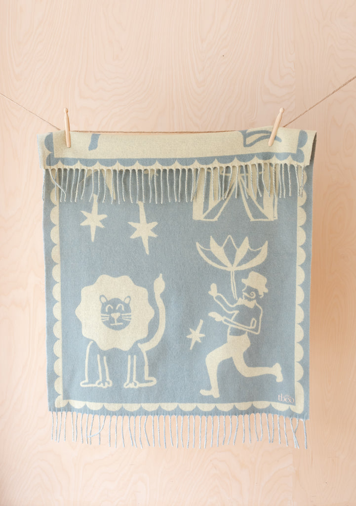 Lambswool Blanket Circus Jacquard
