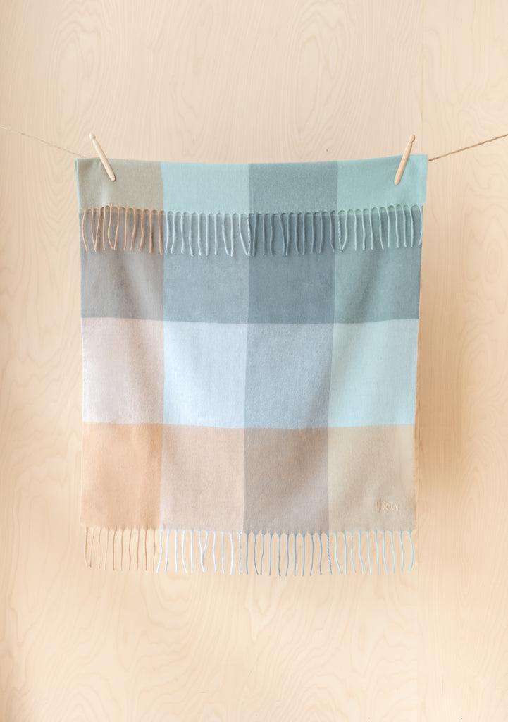 Lambswool Blanket Block Check