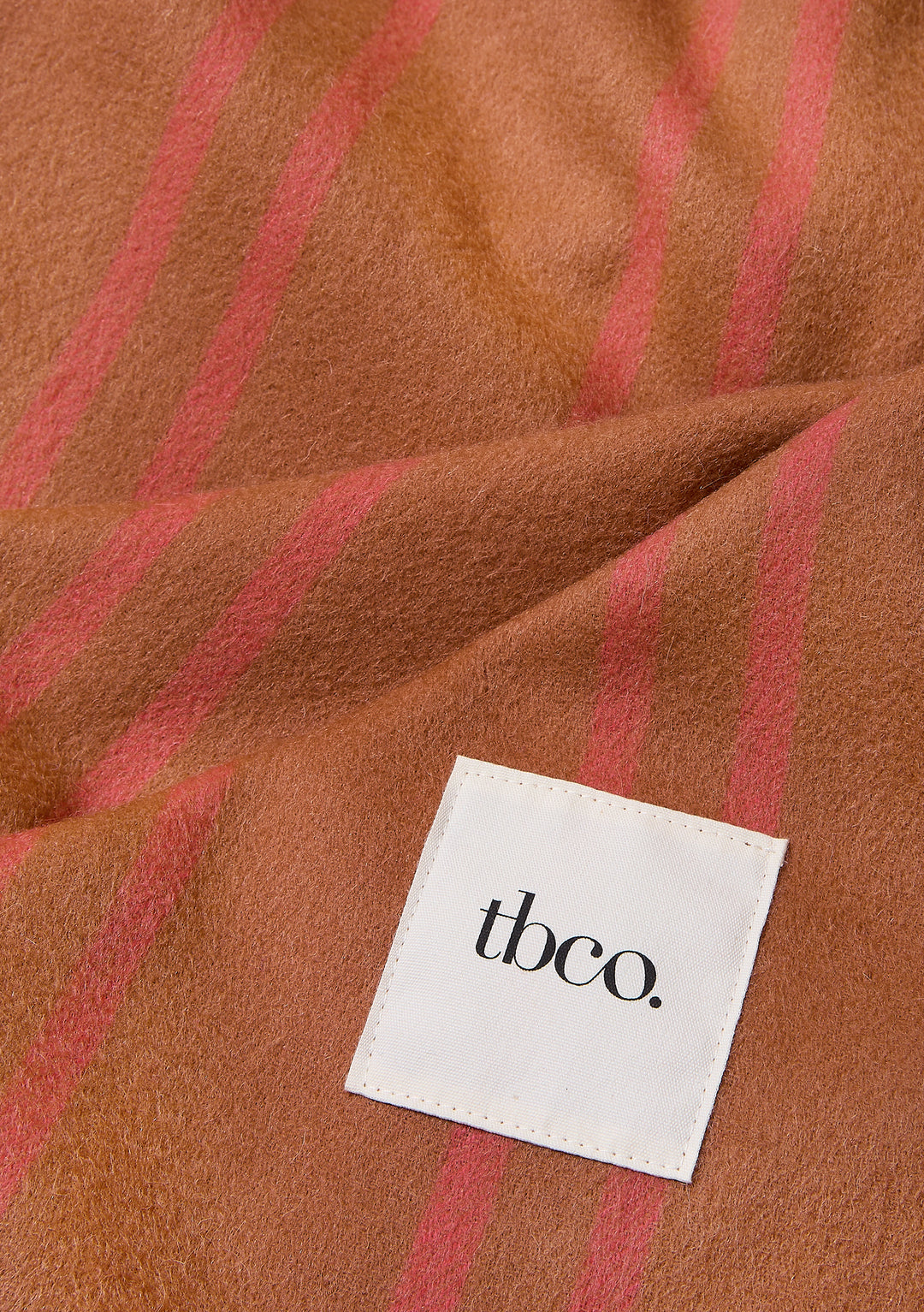 Lambswool Blanket in Hazel Stripe