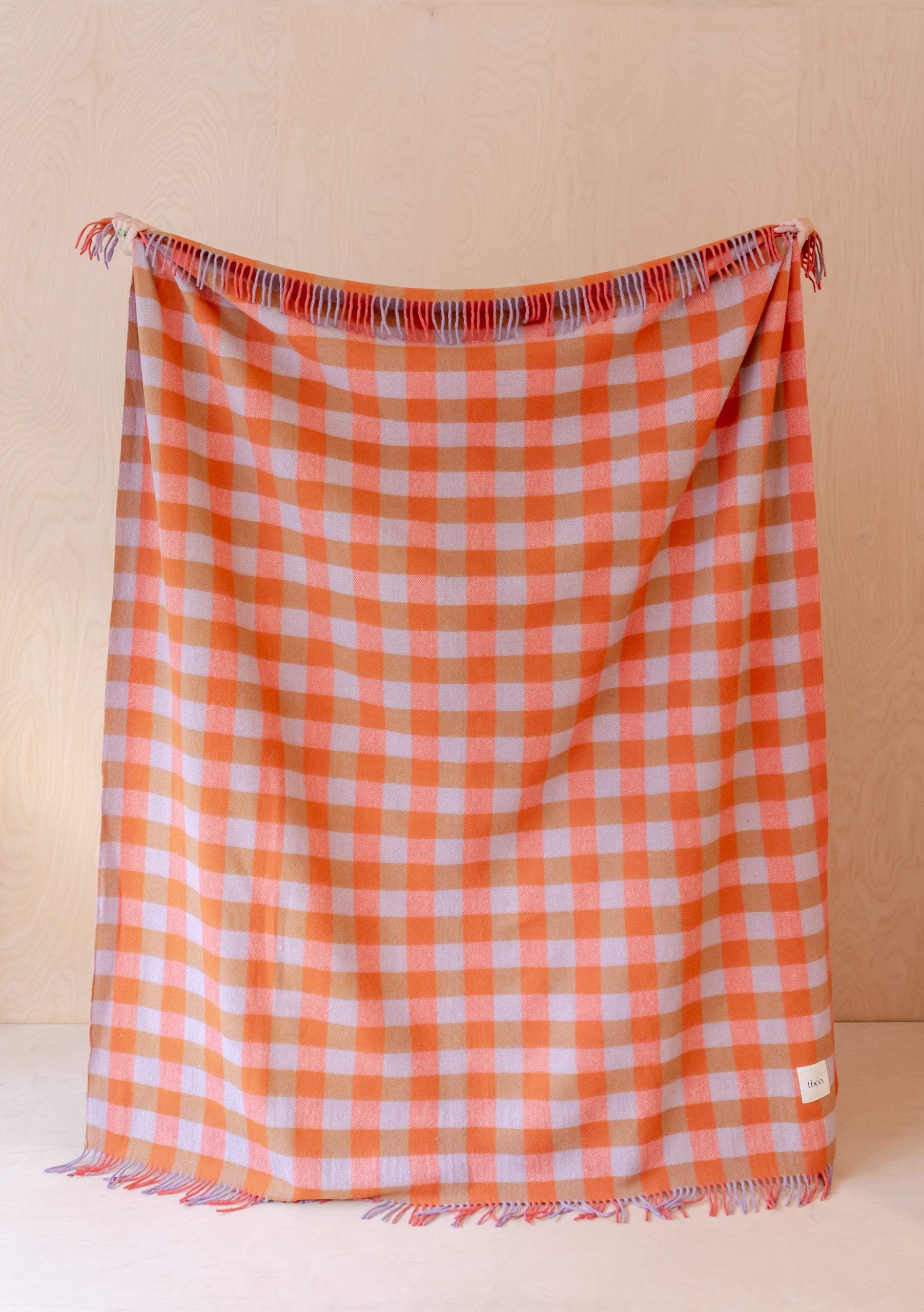 R&D.M.CO- / WOOL TARTAN CHECK BLANKET アールアンドディーエム