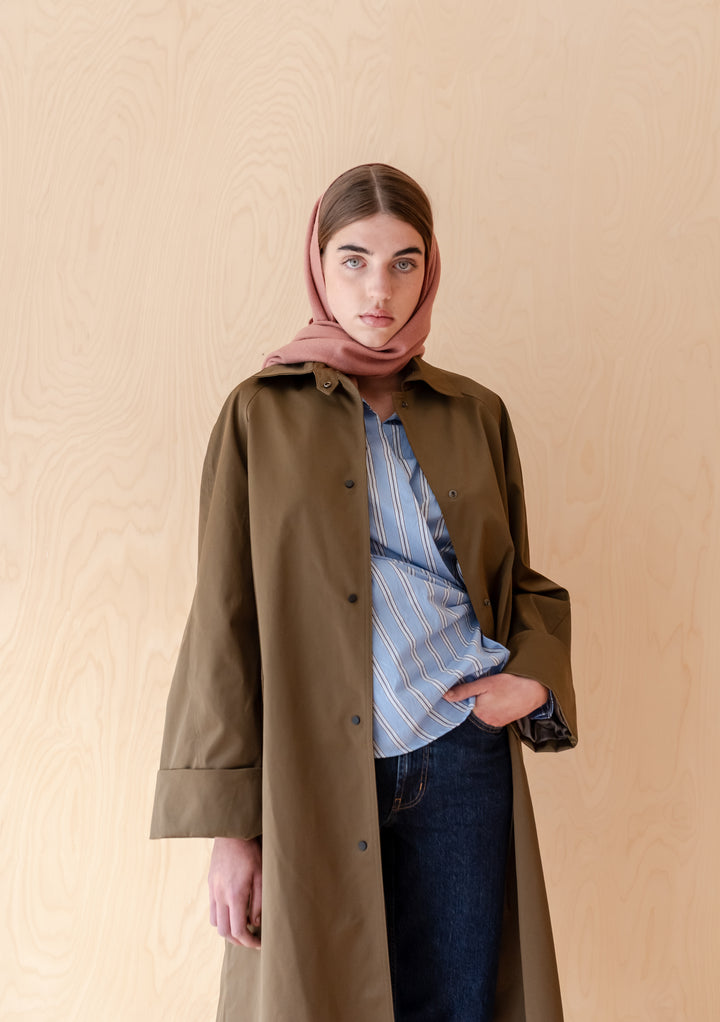 Écharpe en laine d'agneau en Blush