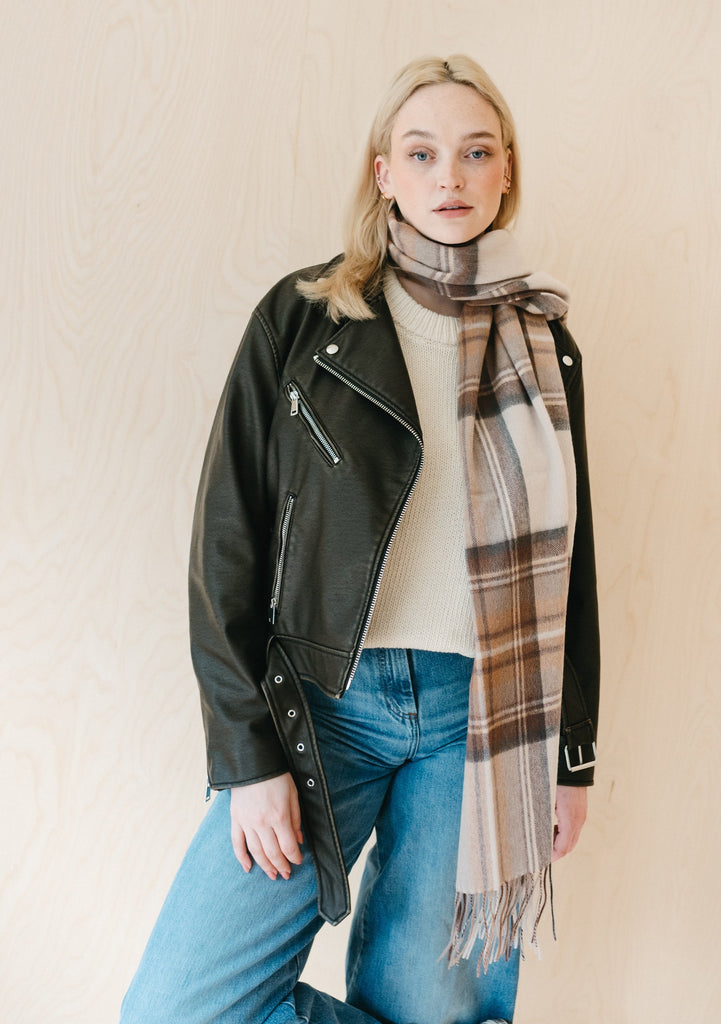 Lambswool Oversized Scarf Stewart Dress Tartan