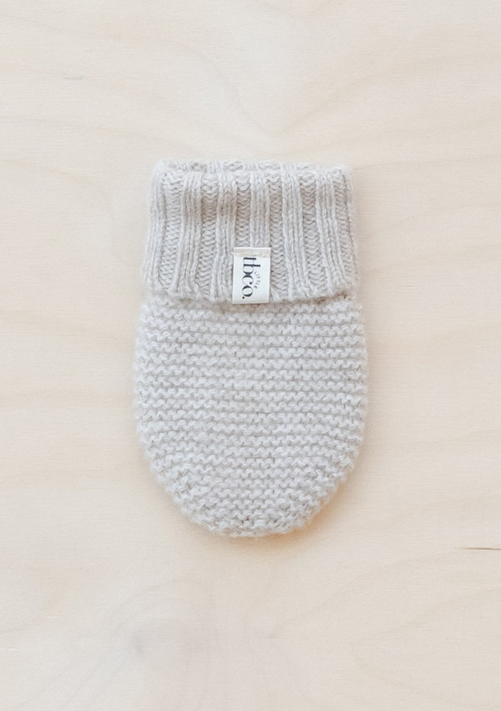 Merino Wool Mittens Oatmeal Melange