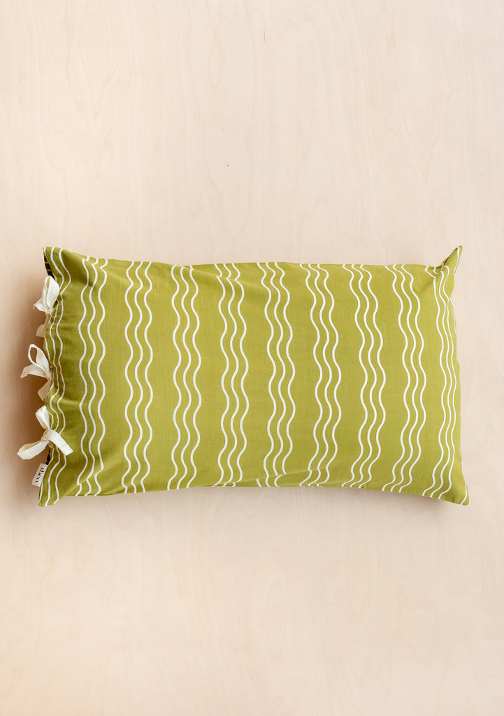Pair Cotton Pillowcases Wave