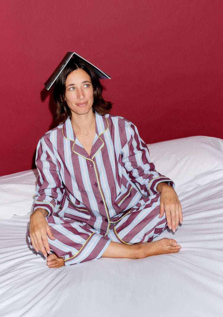 x Glassette Cotton Pyjamas Stripe