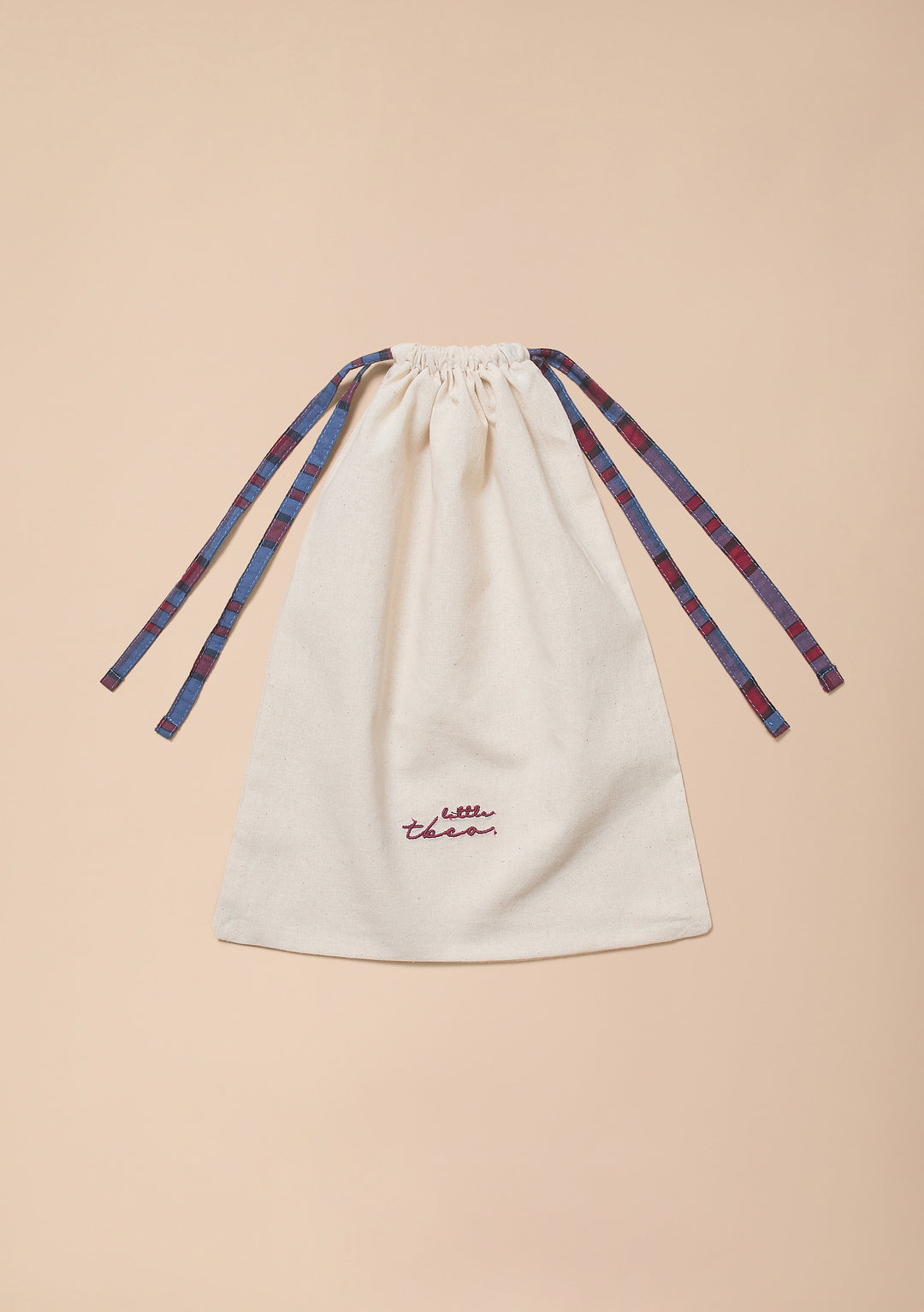 Cotton Kids Pyjamas in Navy Tartan