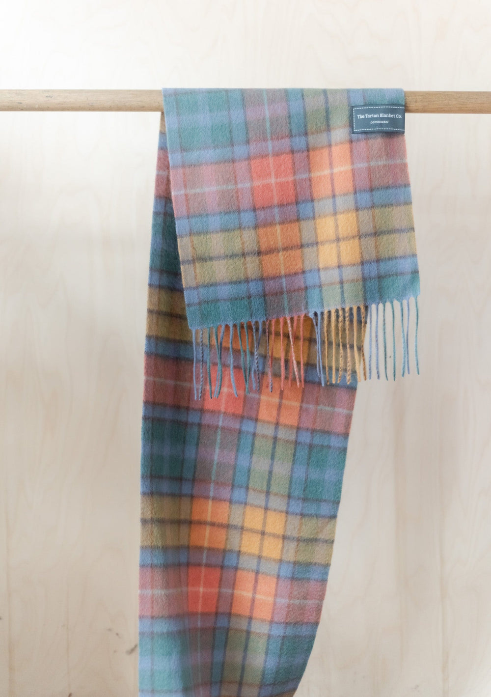 Men's Lambswool Scarf in Buchanan Antique Tartan - TBCo 