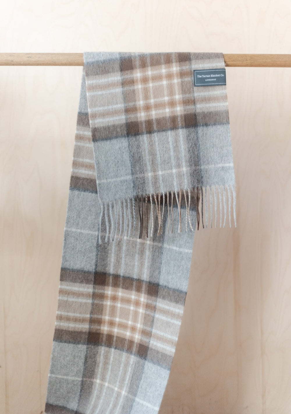 Men's Lambswool Scarf in Mackellar Tartan - TBCo 