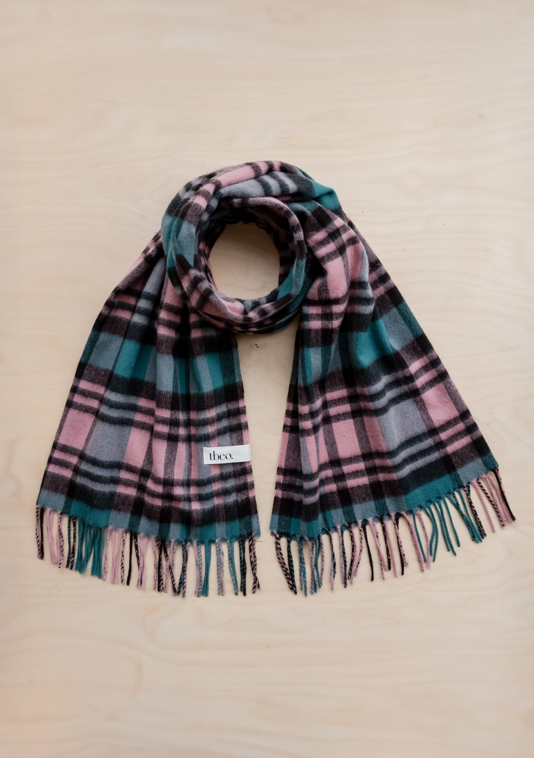 The Tartan Blanket Co. チェック柄ストール新品未使用 The Tartan Blanket Co. x Amy Bell The Spencer Monochrome Check