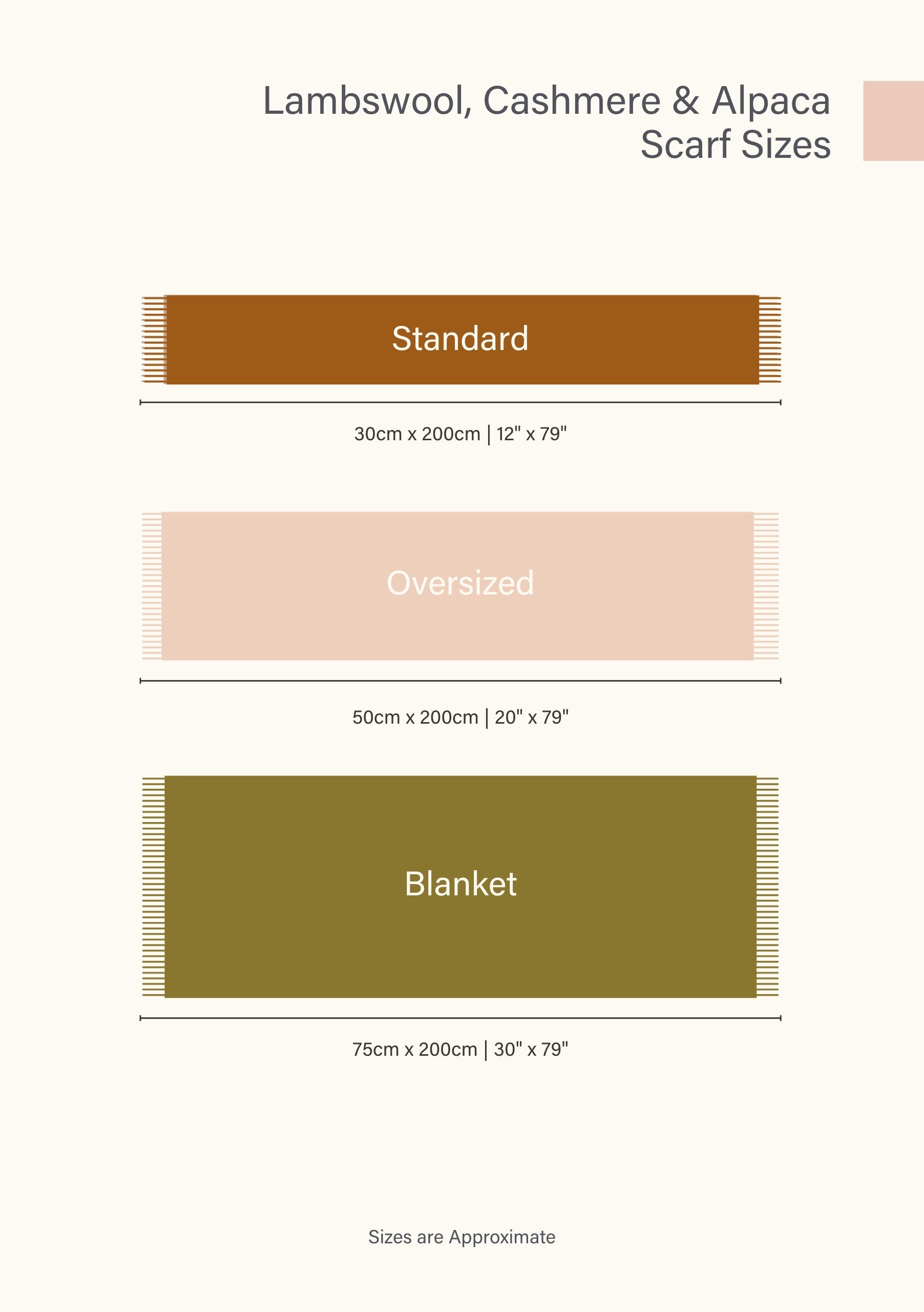 Cashmere Blanket Scarf in Camel – TBCo