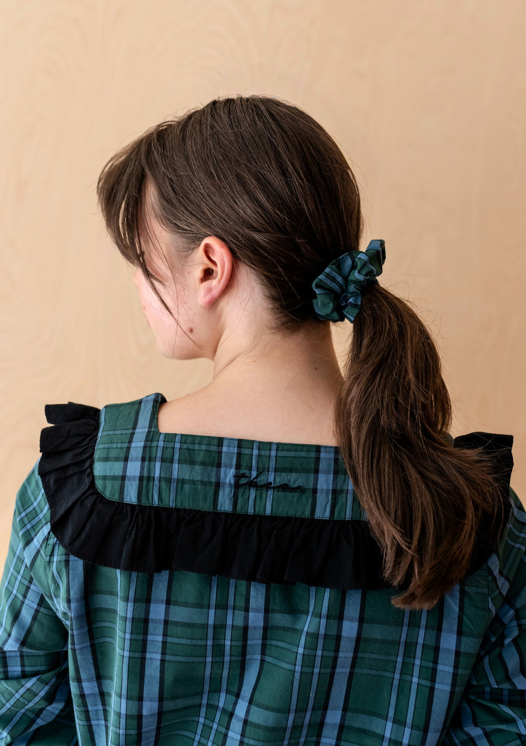 Cotton Pyjamas in Green Tartan