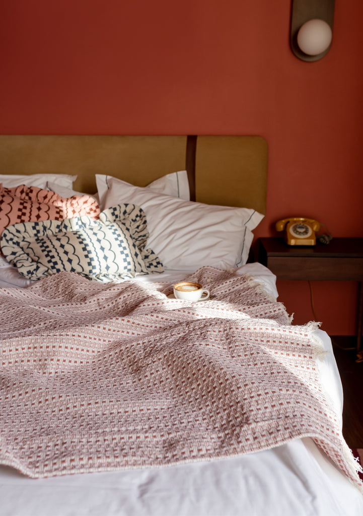 Cotton Throw Geometric