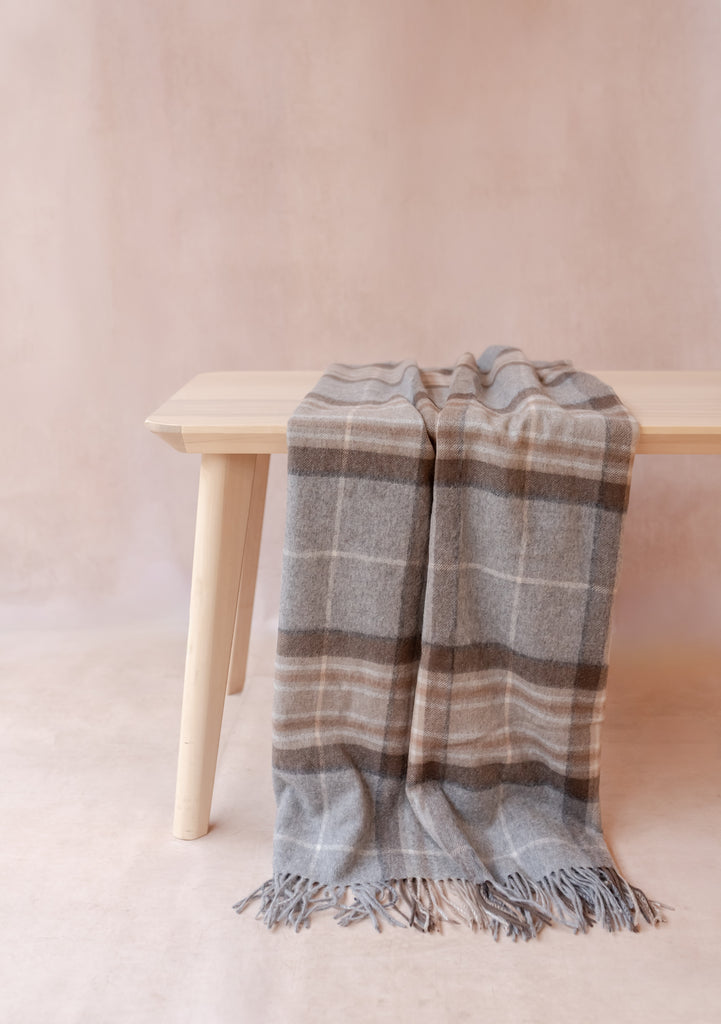 Cashmere Small Blanket Mackellar Tartan