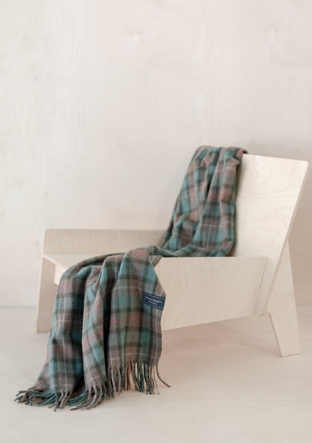 TBCo - Sample Sale Recycled Wool Small Blanket in Fraser Hunting Weathered Tartan