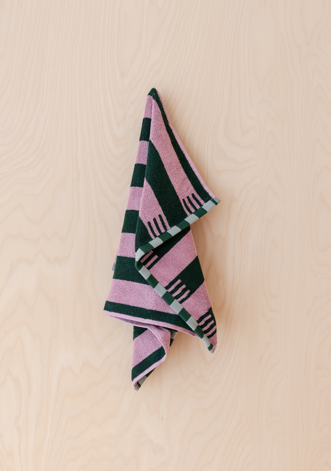 Cotton Towels in Rose Stripe