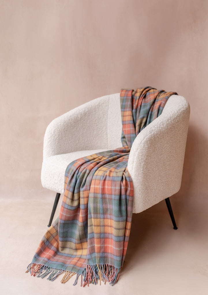 Cashmere Blanket Buchanan Antique Tartan