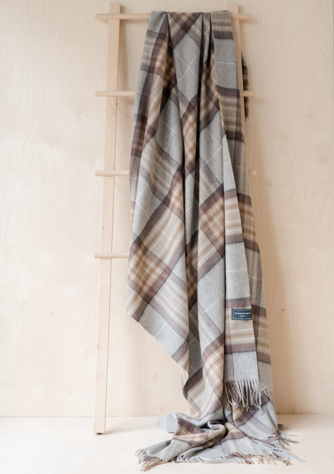 Cashmere Blanket in Mackellar Tartan - TBCo 