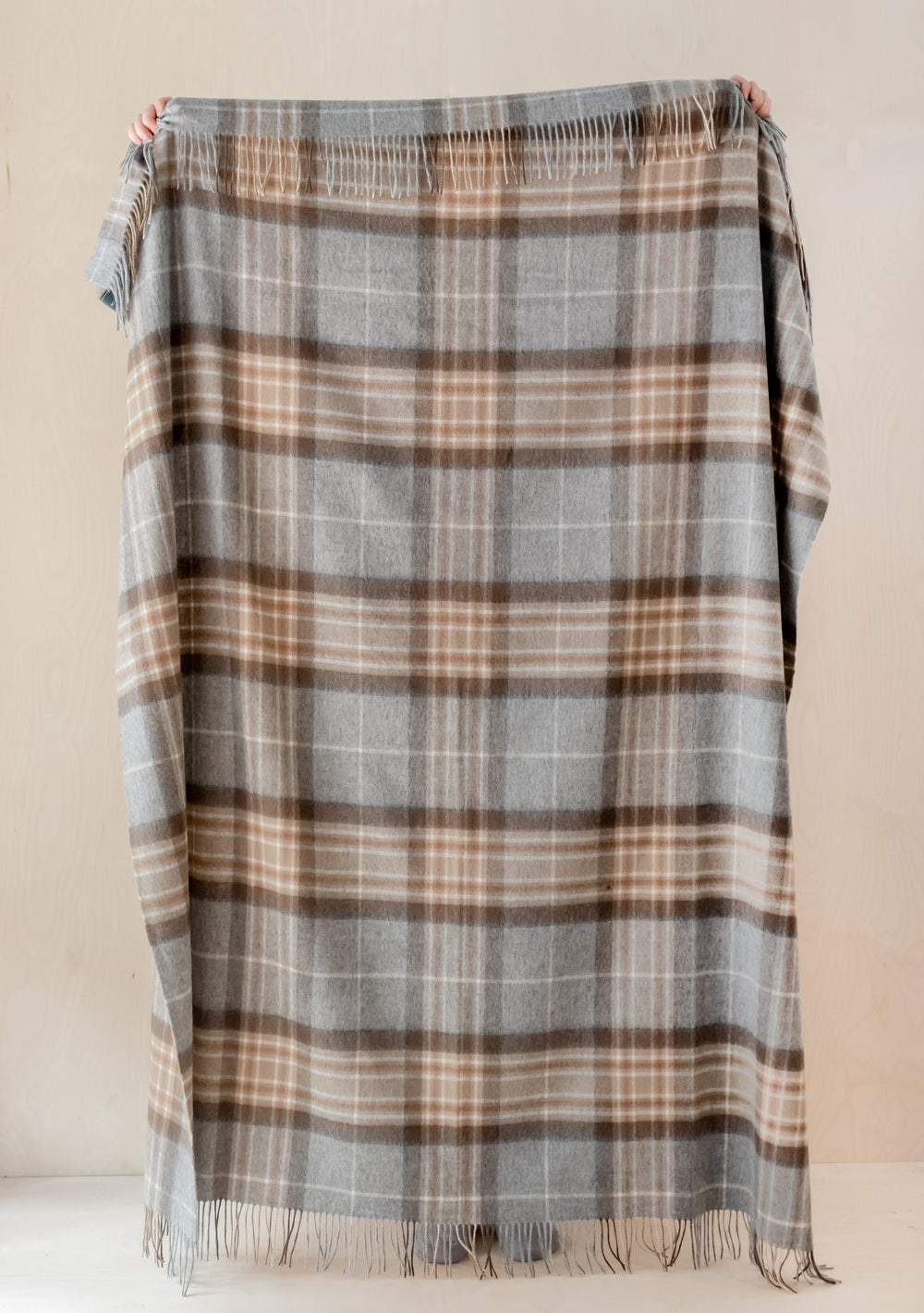 Cashmere Blanket in Mackellar Tartan - TBCo 