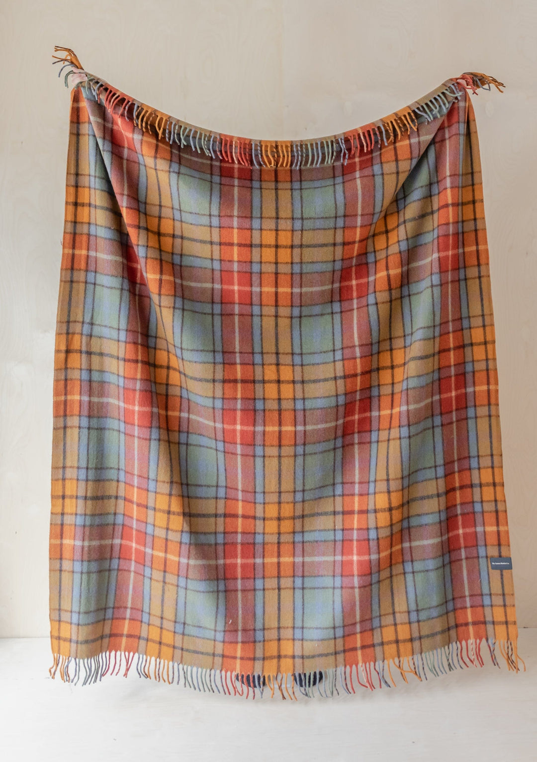 Recycled Wool Blanket in Buchanan Antique Tartan - TBCo 