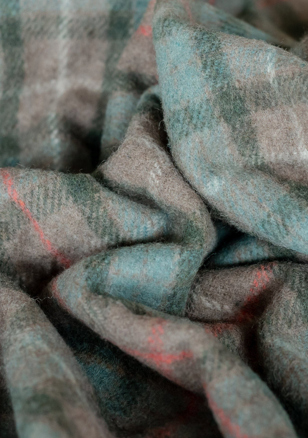 TBCo - Sample Sale Recycled Wool Small Blanket in Fraser Hunting Weathered Tartan